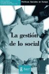 20. POLITICAS SOCIALES EN EUROPA. GESTION DE LO SOCIAL, LA