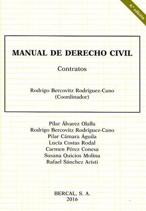 MANUAL DE DERECHO CIVIL. CONTRATOS