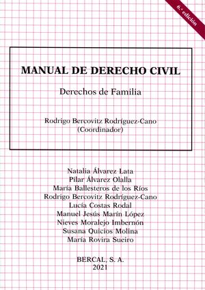MANUAL DE DERECHO CIVIL. DERECHO DE FAMILIA