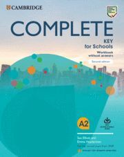 COMPLETE KEY FOR SCHOOLS ENGLISH FOR SPANISH SPEAKERS. WORKBOOK WHITHOUT ANSWERS