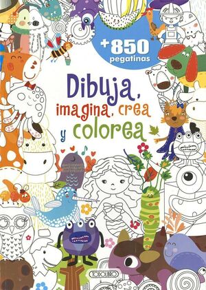 DIBUJA, IMAGINA, CREA Y COLOREA- AZUL- 422-1