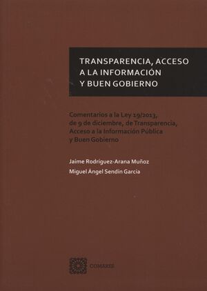 TRANSPARENCIA, ACCESO A LA INFORMACION Y BUEN GOBIERNO