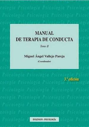 MANUAL DE TERAPIA DE CONDUCTA. TOMO II