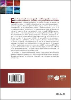 COMENTARIOS A LA LEY DE SOCIEDADES DE CAPITAL