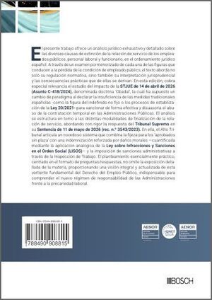 LA EXTINCIÓN DE LA RELACIÓN DE SERVICIO DE LOS EMPLEADOS PÚBLICOS. PERSONAL FUNC