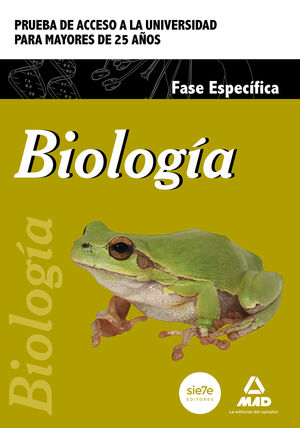 BIOLOGIA PRUEBA ACCESO MAYORES DE 25