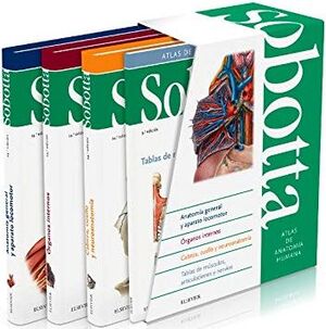 SOBOTTA. ATLAS DE ANATOMÍA HUMANA. 3 VOLS.24ª ED. ESTUCHE +TABLAS DE MÚSCULOS