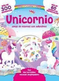 UNICORNIO. JUEGO DE ESCENAS CON ADHESIVOS