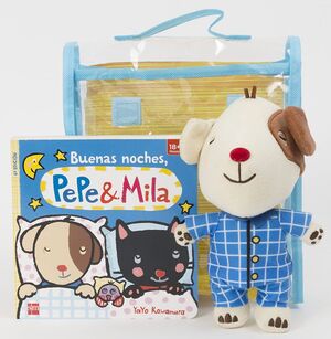 PACK DE BUENAS NOCHES PEPE & MILA   (CON PELUCHE PEPE)