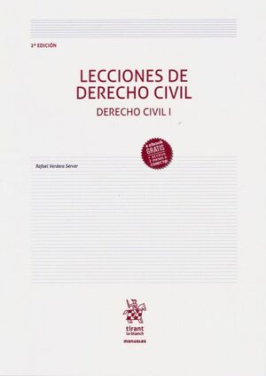 LECCIONES DE DERECHO CIVIL, DERECHO CIVIL I, 2ª EDICIÓN