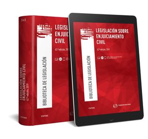 LEGISLACIÓN SOBRE ENJUICIAMIENTO CIVIL (PAPEL + E-BOOK)
