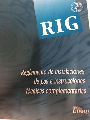 REGLAMENTO DE INSTALACIONES DE GAS RIG