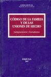 CÓDIGO DE FAMILIA Y UNIONES DE HECHO