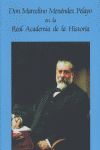 DON MARCELINO MENÉNDEZ PELAYO EN LA REAL ACADEMIA DE LA HISTORIA.