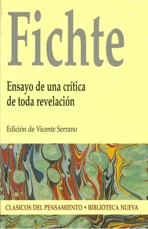 ENSAYO DE UNA CRÍTICA DE TODA REVELACIÓN