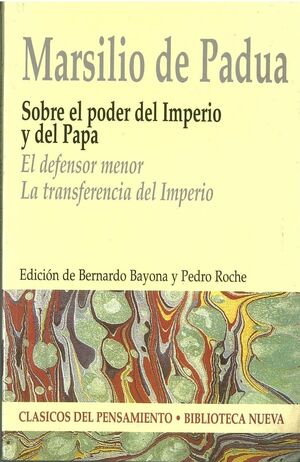 SOBRE EL PODER DEL IMPERIO Y DEL PAPA