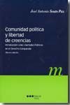 COMUNIDAD POLÍTICA Y LIBERTAD DE CREENCIAS