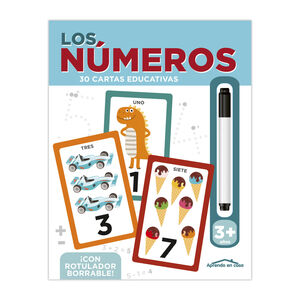 APRENDO CASA: NUMEROS 3-5 AÑOS TARJETAS EDUCATIVAS