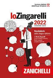 LO ZINGARELLI 2022 (VERSIONE BASE)