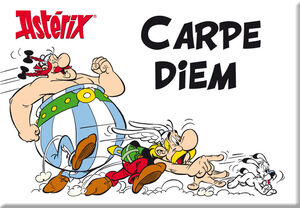 IMÁN ASTÉRIX. CARPE DIEM