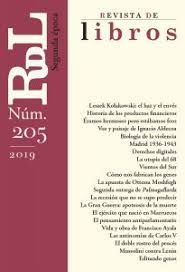 205. REVISTA DE LIBROS 2019