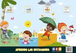 LAMINA APRENDO LAS ESTACIONES CON GEU