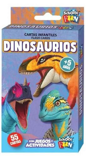 DINOSAURIOS CON JUEGOS (FLASH CARDS)