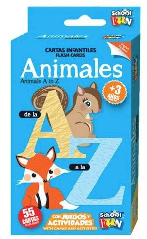 ANIMALES ( CARTAS INFANTILES) ENGLISH/ESPAÑOL