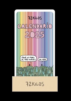 72 KILOS CALENDARIO TARJETAS 2025