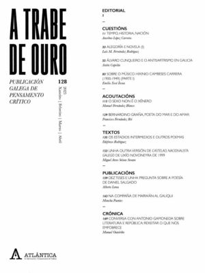 A TRABE DE OURO  Nº 128 /2025