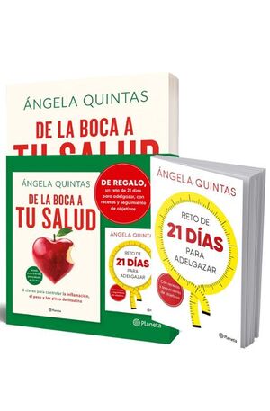 PACK DE LA BOCA A TU SALUD + RETO 21 DÍAS PARA ADELGAZAR