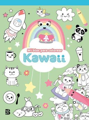 KAWAII. MI BLOC PARA COLOREAR