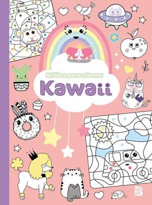 Kawaii Libro de Colorear Para Niños: para niñas y niños de 4 a 8 años