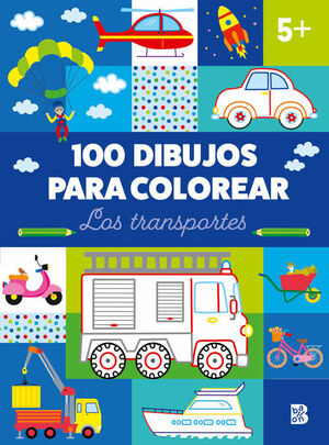 100 DIBUJOS PARA COLOREAR- LOS TRANSPORTES