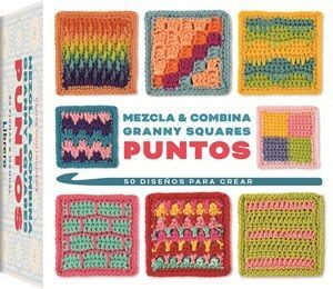 MEZCLA Y COMBINA GRANNY SQUARES PUNTOS + BARAJA 50 CARTAS