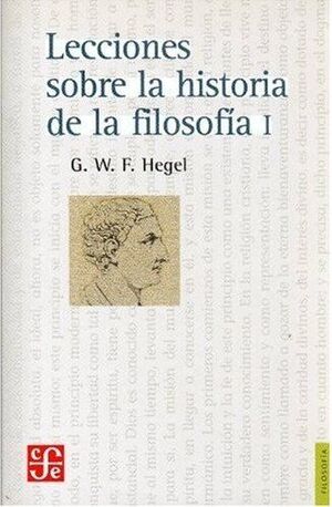 LECCIONES SOBRE LA HISTORIA DE LA FILOSOFIA, 1