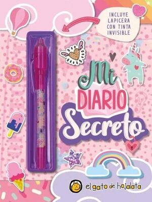 MI LIBRO LIBROSECRETO (DIARIO +BOLIGRAFO TINTA INVISIBLE)