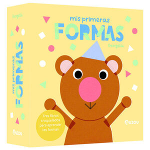 MIS PRIMERAS FORMAS. COFRE CON TRES LIBROS PARA BEBES