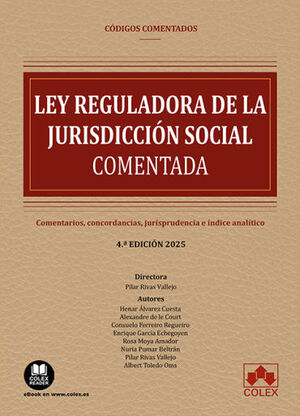 LEY REGULADORA DE LA JURISDICCION SOCIAL CODIGO COMENTADO