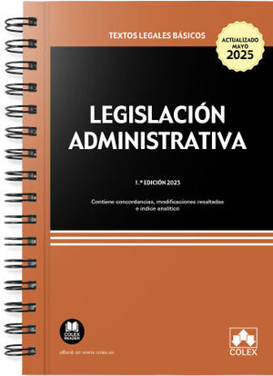 LEGISLACION ADMINISTRATIVA (ENCUADERNACION CON ESPIRAL)