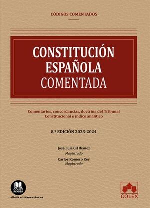 CONSTITUCIÓN ESPAÑOLA - CÓDIGO COMENTADO 2025 9ª EDICIÓN