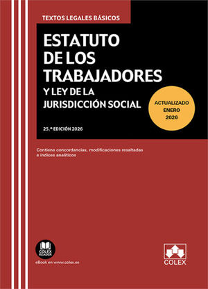 ESTATUTO DE LOS TRABAJADORES Y LEY DE LA JURISDICCION SOCIAL2026