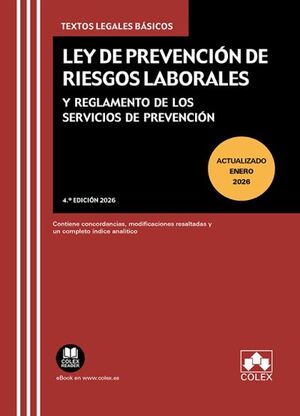 LEY DE PREVENCION DE RIESGOS LABORALES Y REGLAMENTO DE LOS SERVICIOS DE PREVENCION 2026
