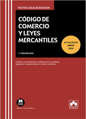 CODIGO DE COMERCIO Y LEYES MERCANTILES 2026