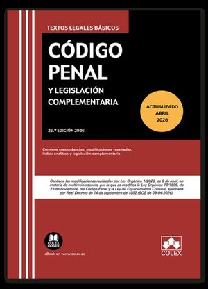 CÓDIGO PENAL Y LEGISLACIÓN COMPLEMENTARIA