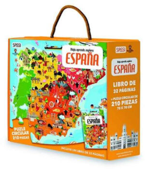 ESPAÑA PUZLE CIRCULAR  210 PIEZAS
