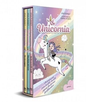 ESTUCHE UNICORNIA (LIBROS DEL 1 AL 3)