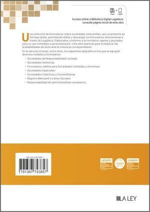 FORMULARIOS MERCANTILES: SOCIEDADES, 1ª EDICIÓN 12
