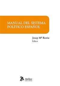 MANUAL DEL SISTEMA POLÍTICO ESPAÑOL