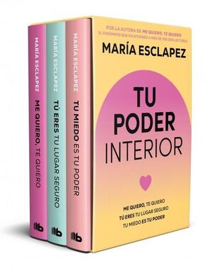 ESTUCHE TU PODER INTERIOR (TU MIEDO ES TU PODER / TU ERES TU LUGAR SEGURO / ME Q
